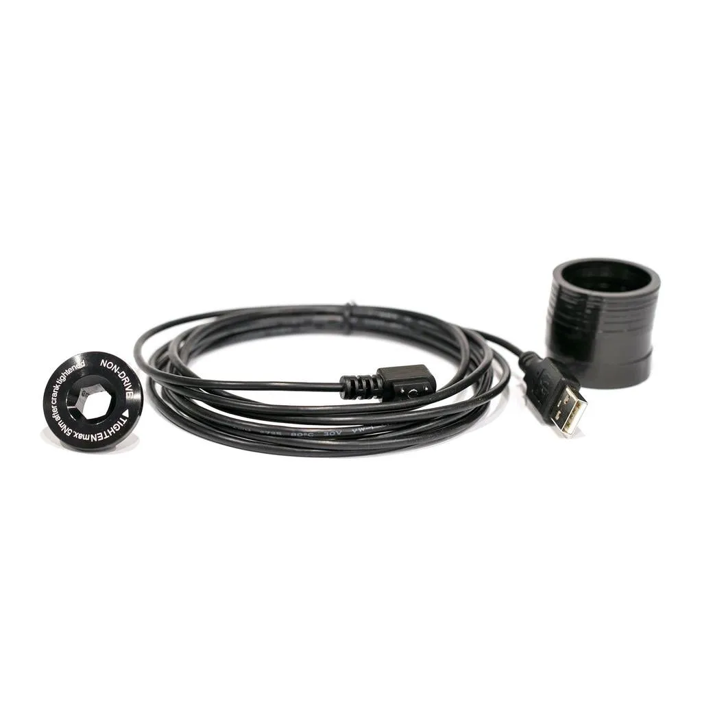 SRM PM9 Origin Aluminium Track Power Meter Bundle - Rechargeable - 24mm