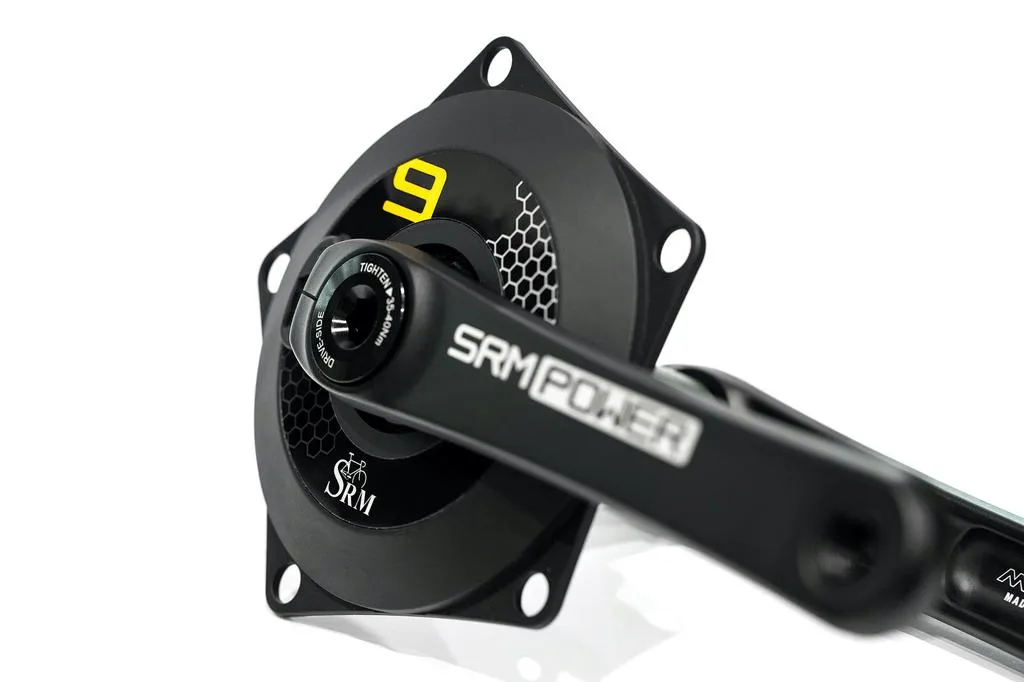 SRM PM9 Origin Aluminium Track Power Meter Bundle - Rechargeable - 24mm