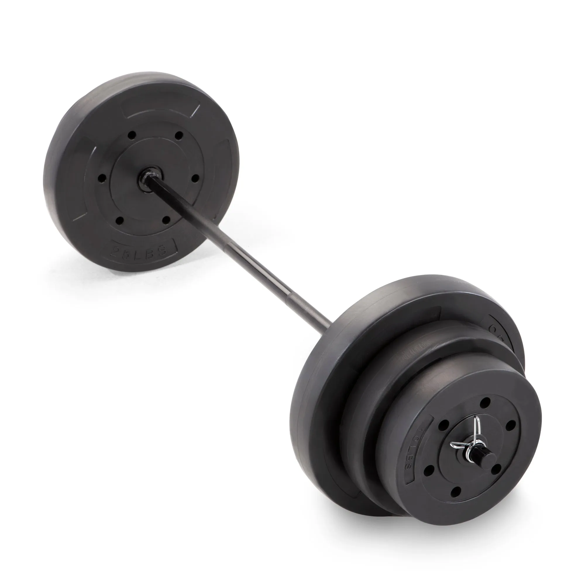 Standard Bench with 100 Lb. Weight Set Home Gym Workout Equipment