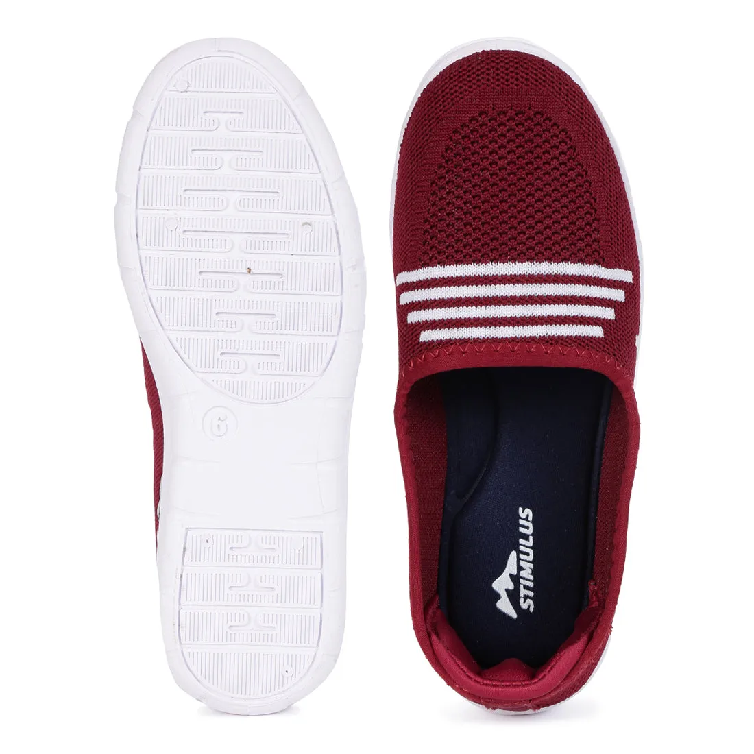 Stimulus PVSTL5102AP Maroon Stylish Smart Daily Occasional Comfortable Casual Shoes For Women