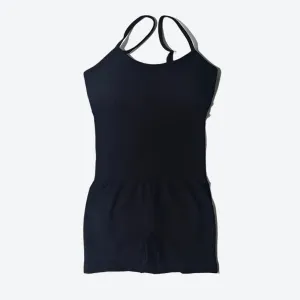 Strappy Back Slim Fit Short Jumpsuits