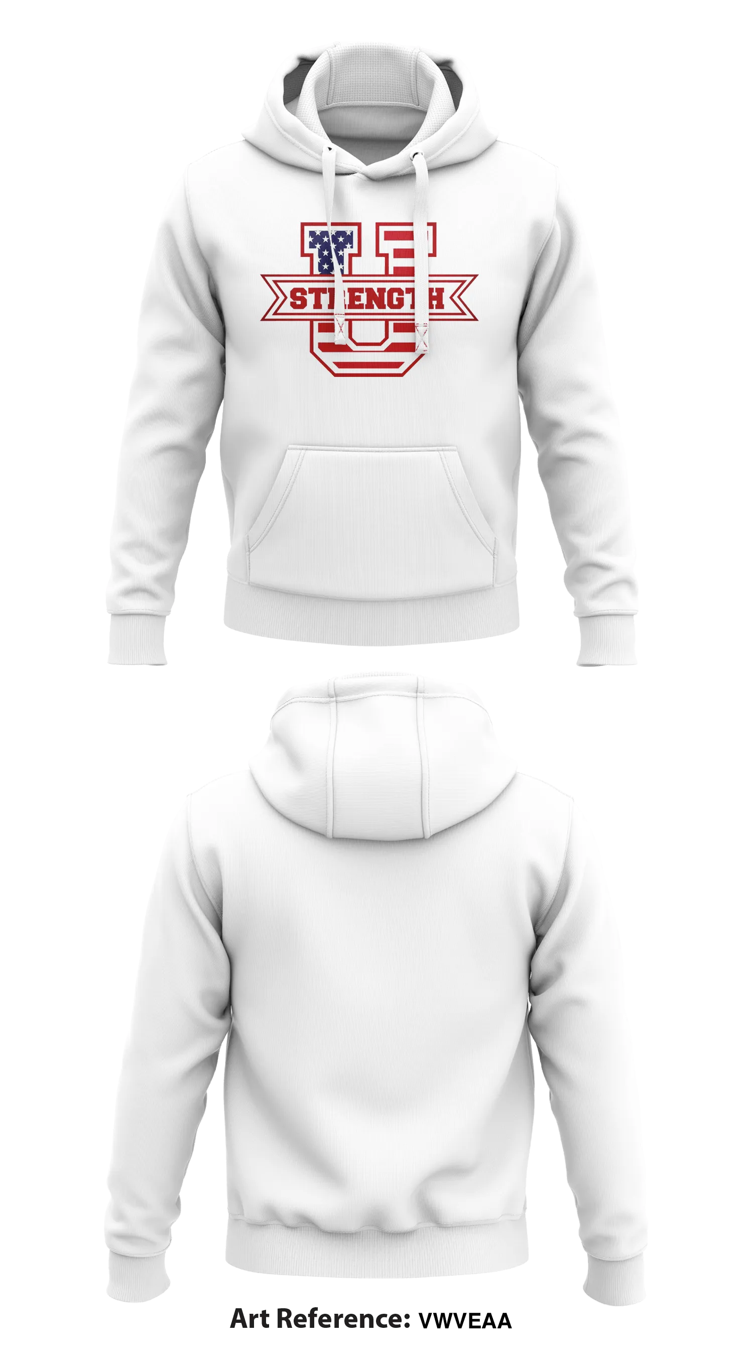 Strength U  Core Men's Hooded Performance Sweatshirt - vwvEAa