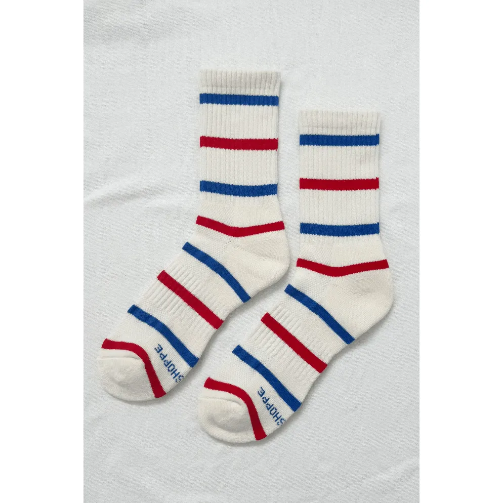 Striped Boyfriend Socks