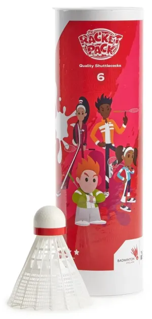 Sure Shot The Racket Pack Nylon Badminton Shuttlecocks - Set Of 6