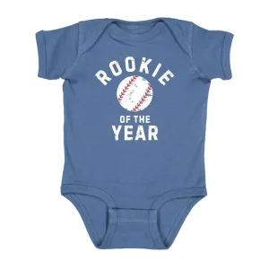 Sweet Wink Rookie of the Year Short Sleeve Bodysuit - Indigo