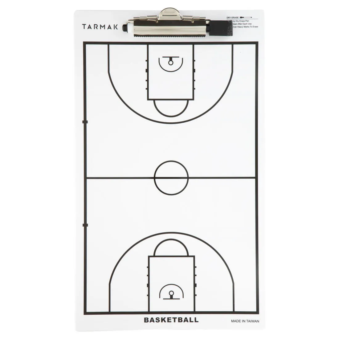 Tarmak Basketball Coach Whiteboard with Erasable Marker