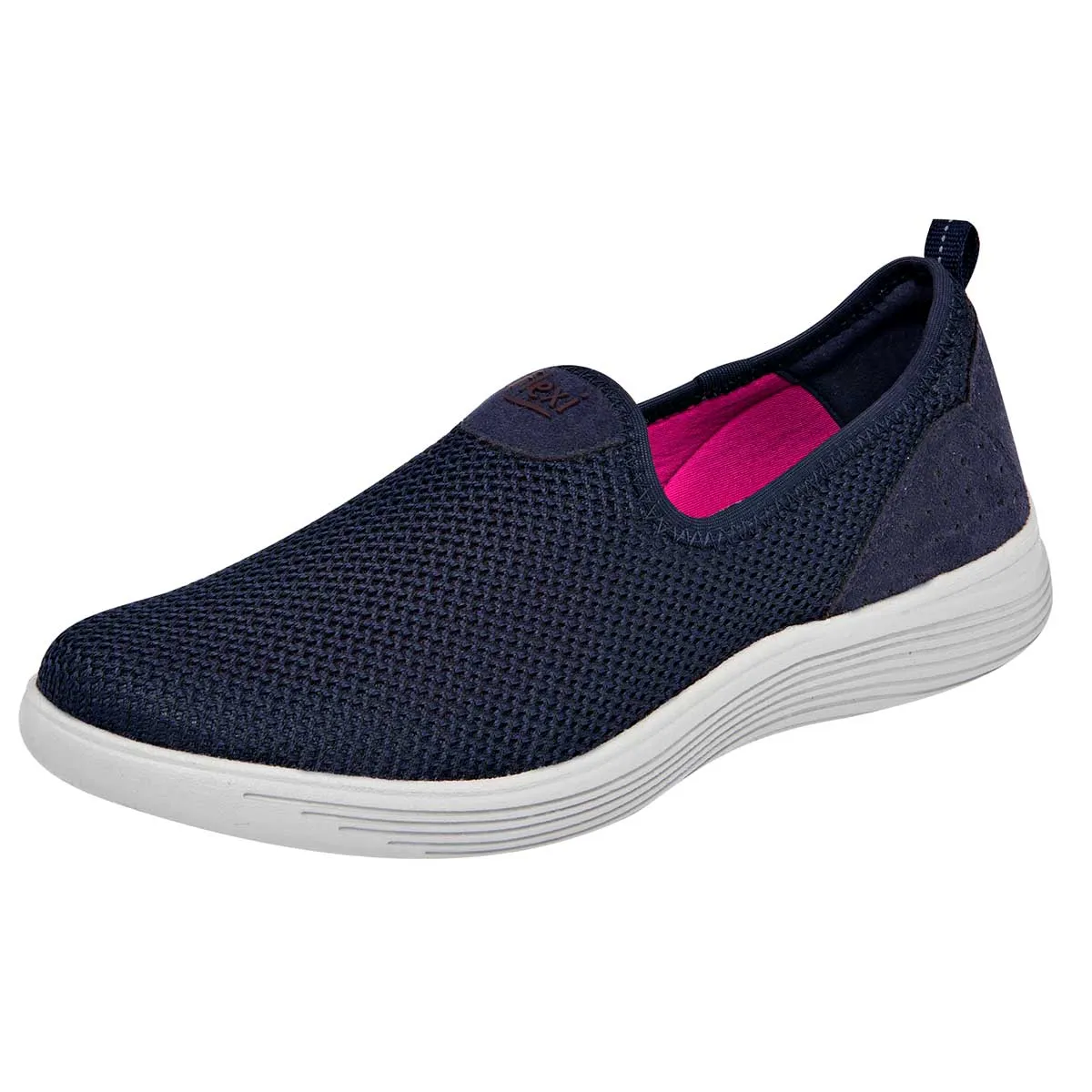 Tenis urbano para mujer Flexi Azul marino código - 99089