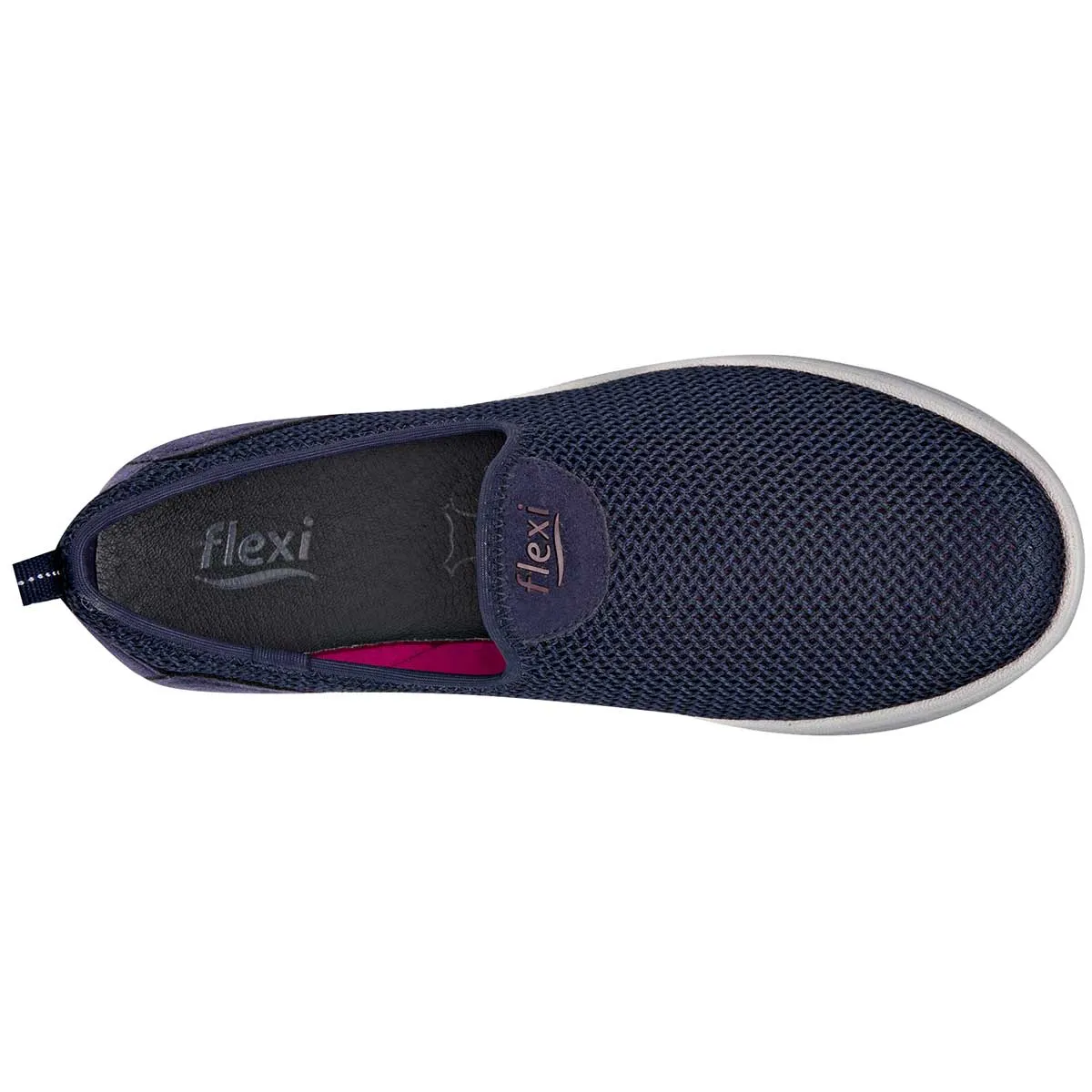 Tenis urbano para mujer Flexi Azul marino código - 99089