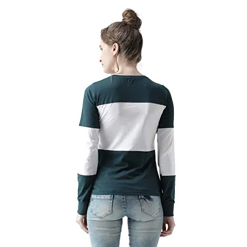 THE DRY STATE Women's Slim Fit T-Shirt (G2991_Multi-Coloured_Small)