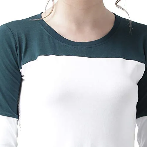 THE DRY STATE Women's Slim Fit T-Shirt (G2991_Multi-Coloured_Small)