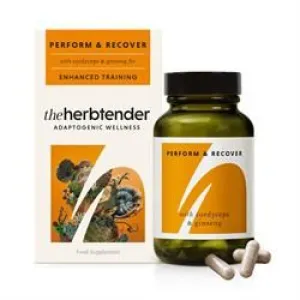 The Herbtender | Perform & Recover | Training Mix | 60 Capsule Jar | 60 capsule