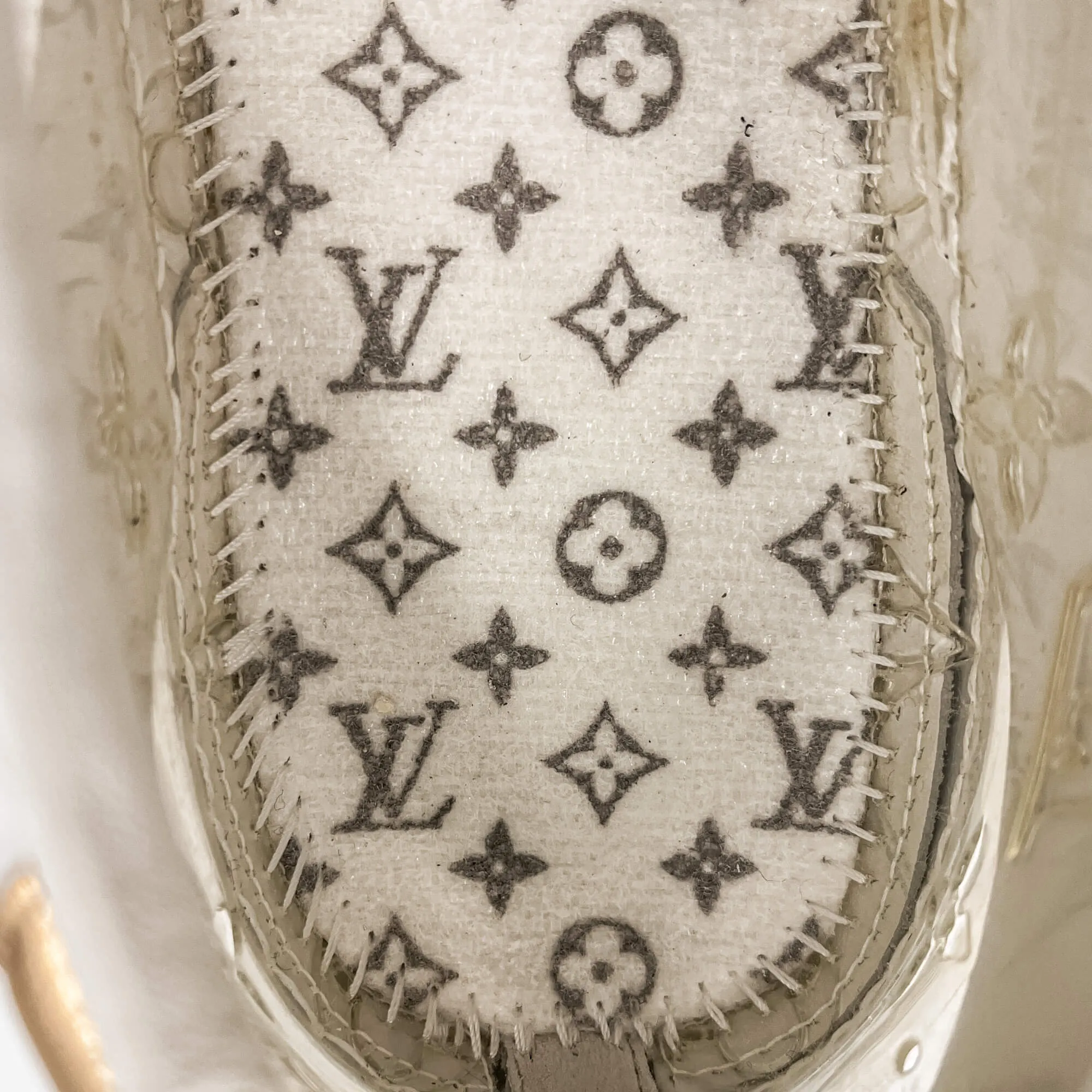 Time out Leather Sneakers With Socks 39 Monogram