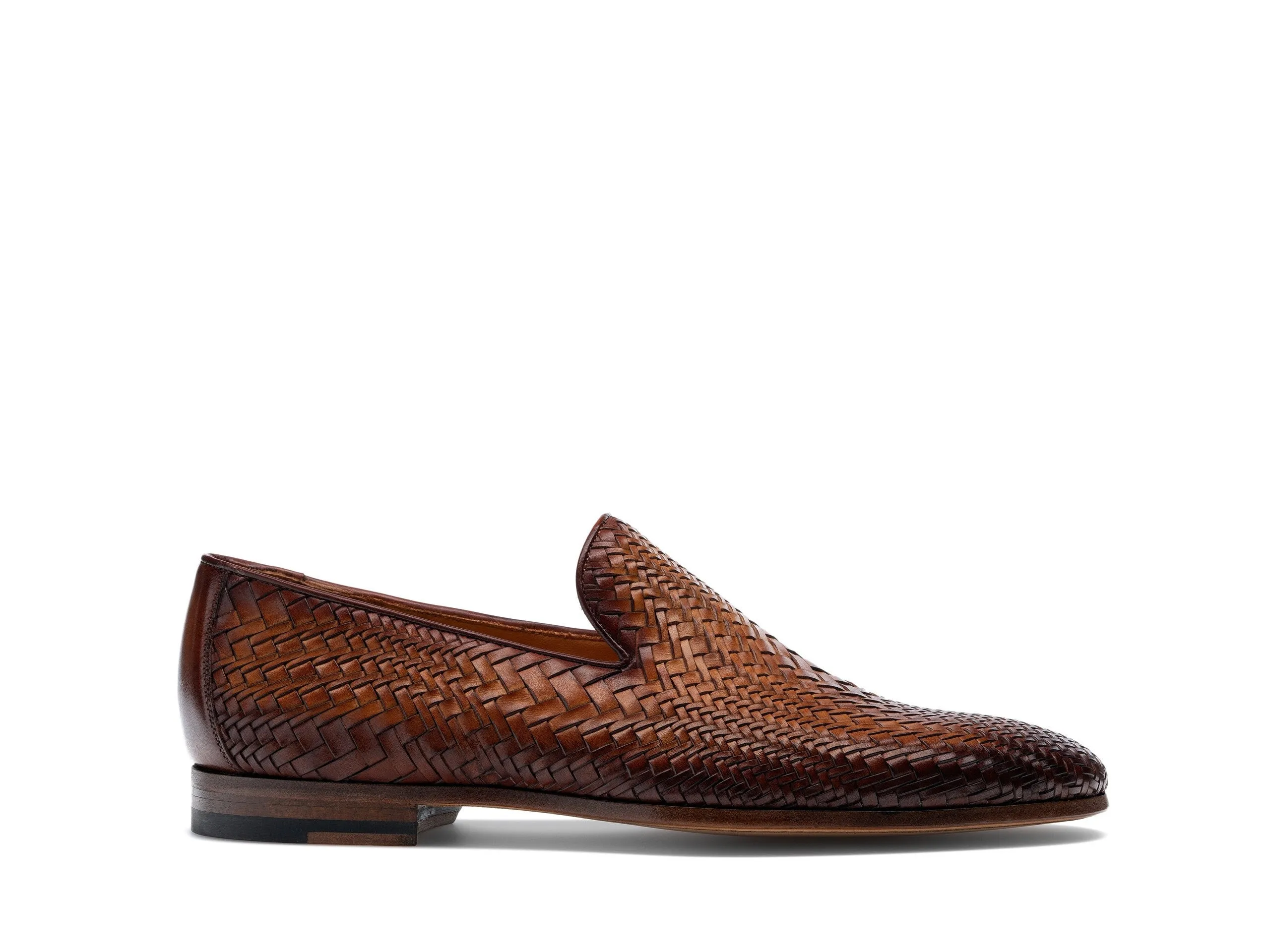 Tobacco Hand-Woven Loafer