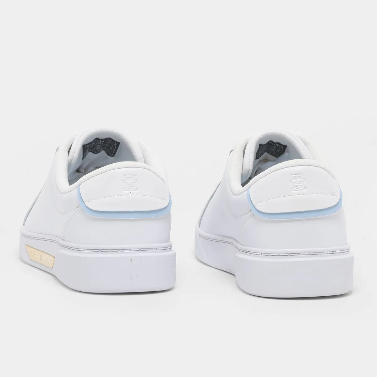 Tommy Hilfiger Golden HW Court Sneaker FW0FW07702  - WHT