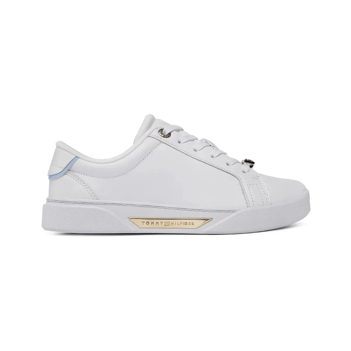 Tommy Hilfiger Golden HW Court Sneaker FW0FW07702  - WHT