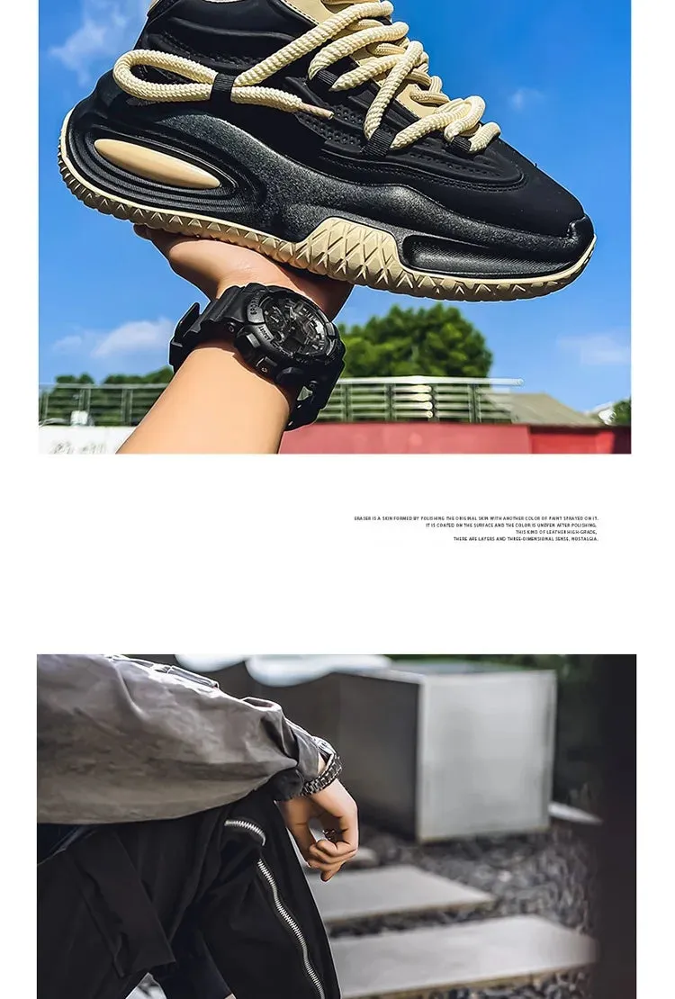 Trendy Height-Increasing Men's Casual Sneakers