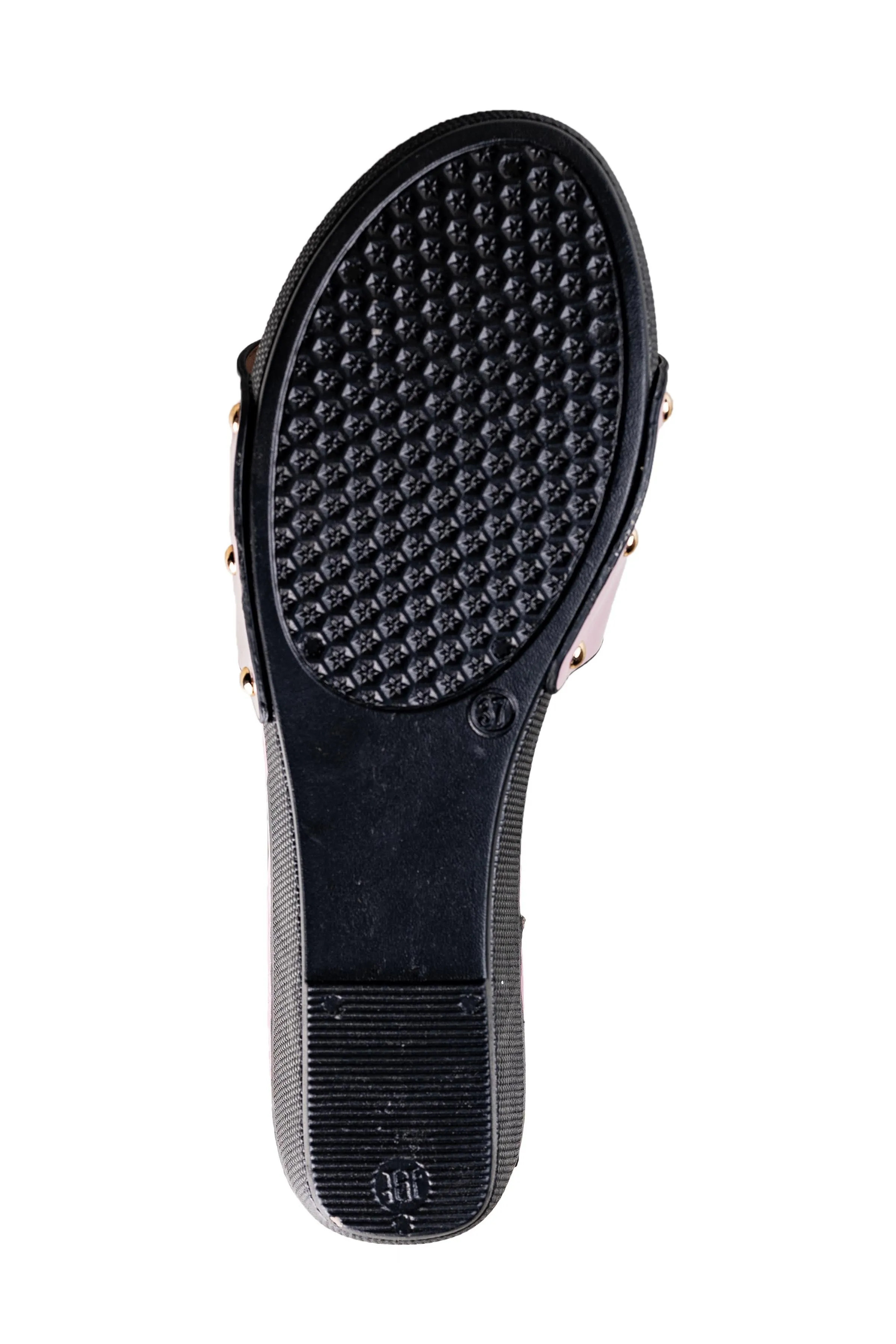 Trendz Ladies Purple / Black Chappal