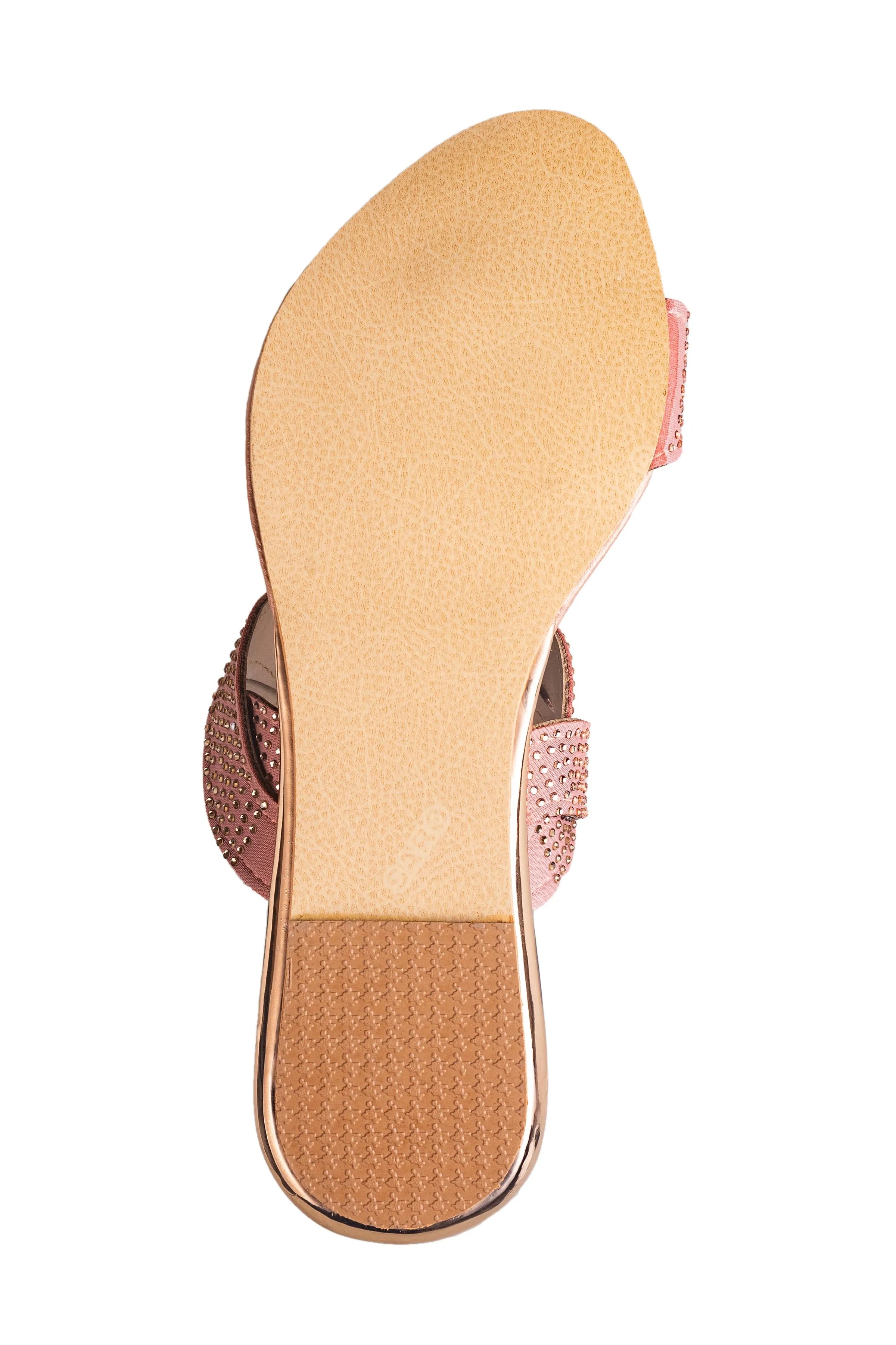 Trendz Ladies Rose Gold Chappal