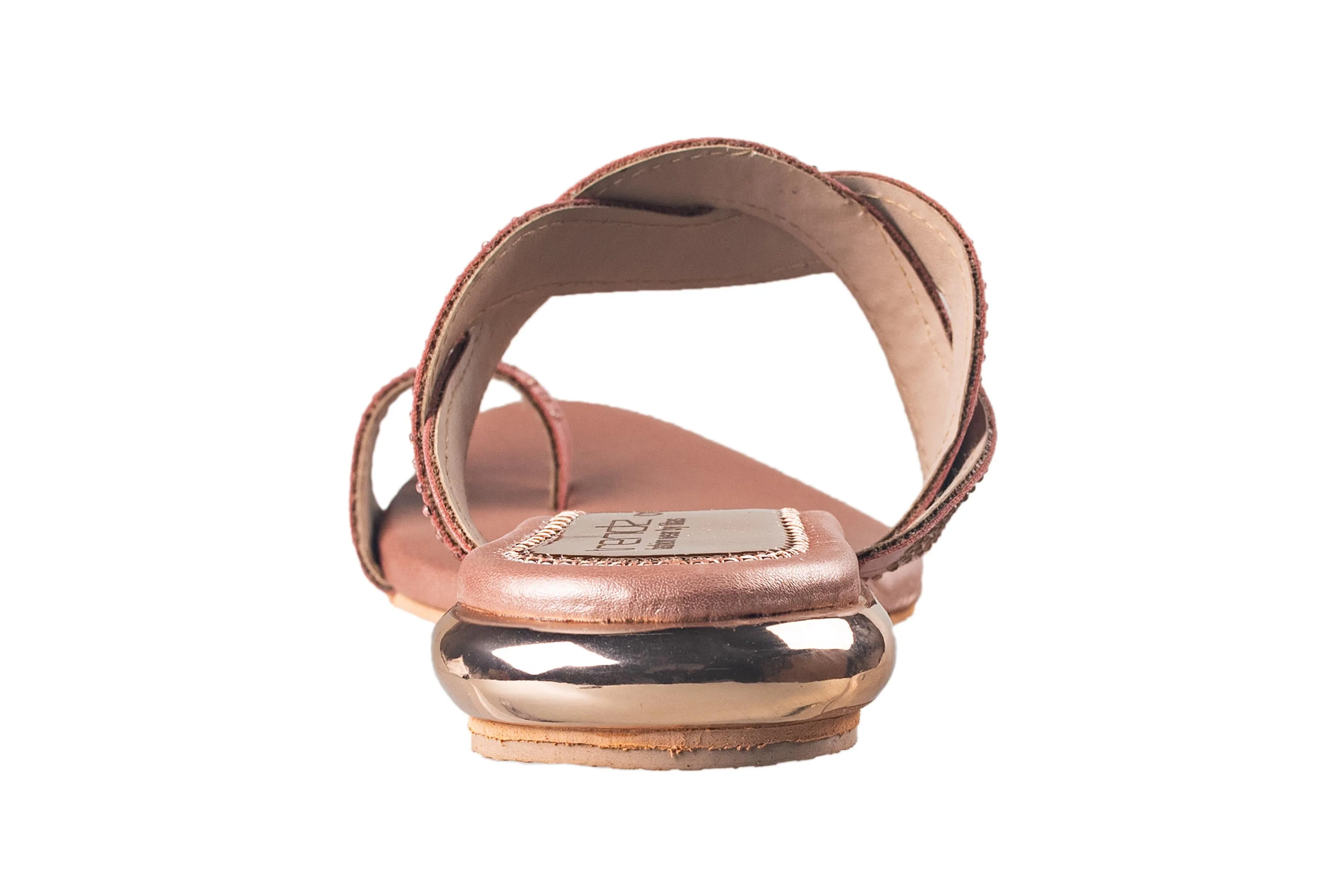 Trendz Ladies Rose Gold Chappal
