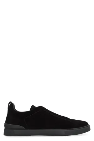 Triple Stitch Slip-on sneakers in suede