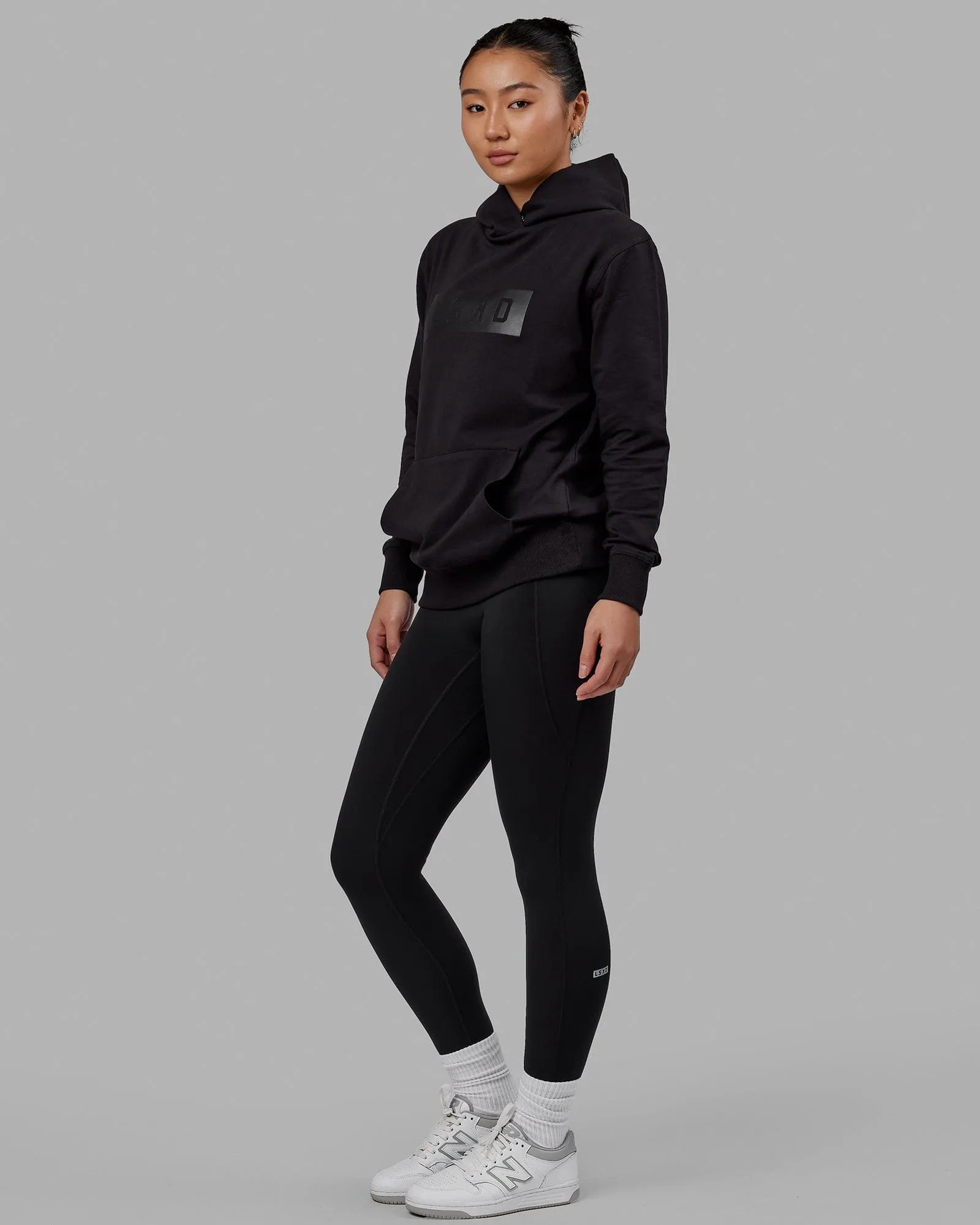 Unisex Strength FLXFLeece Hoodie - Black-Black