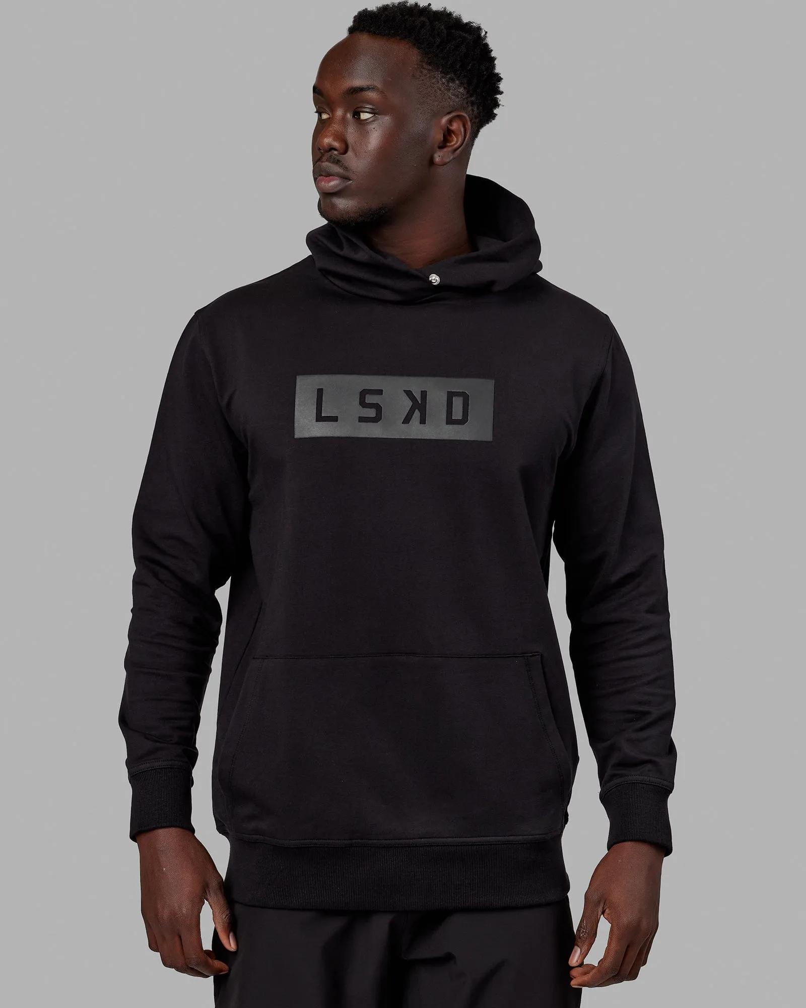 Unisex Strength FLXFLeece Hoodie - Black-Black