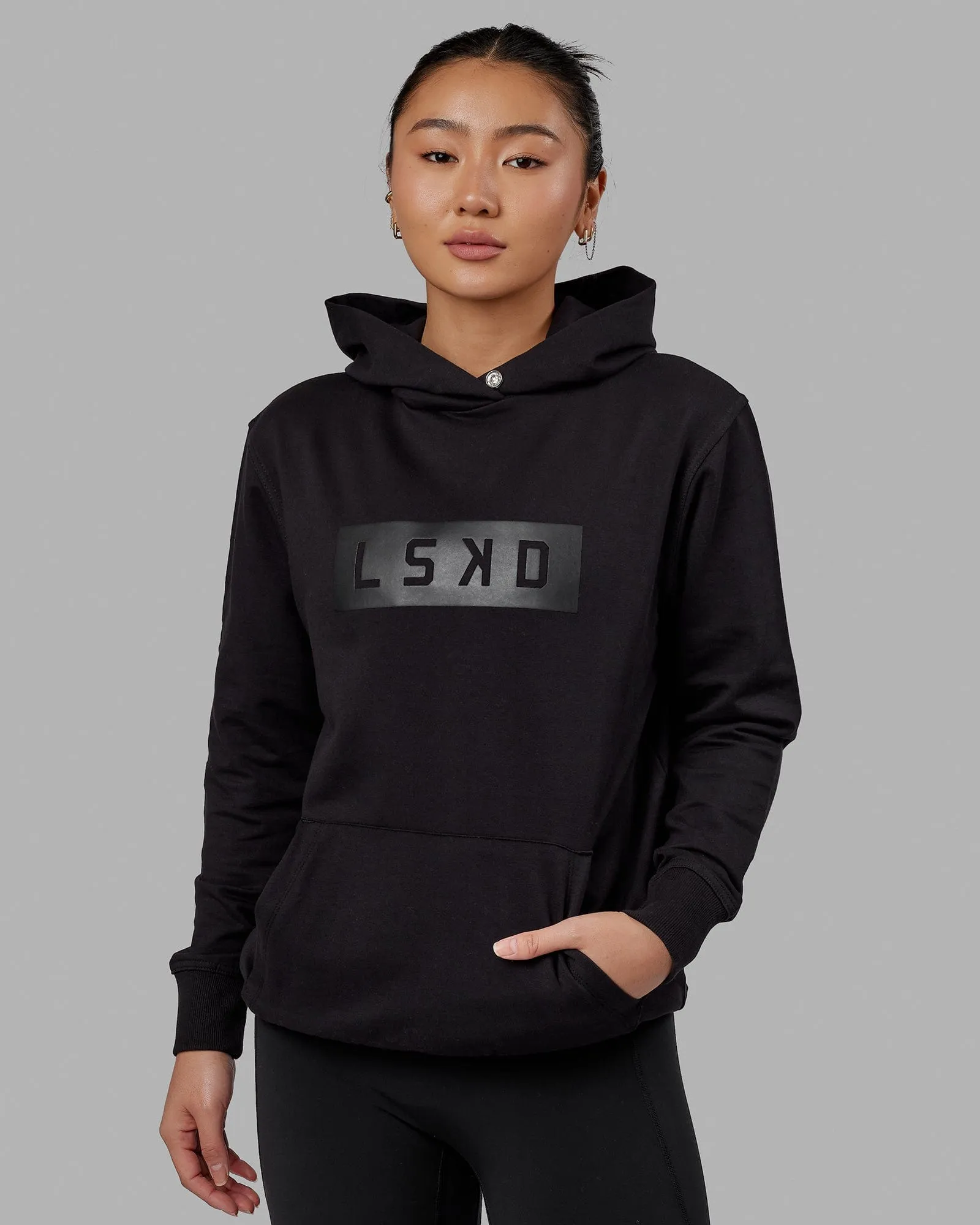 Unisex Strength FLXFLeece Hoodie - Black-Black