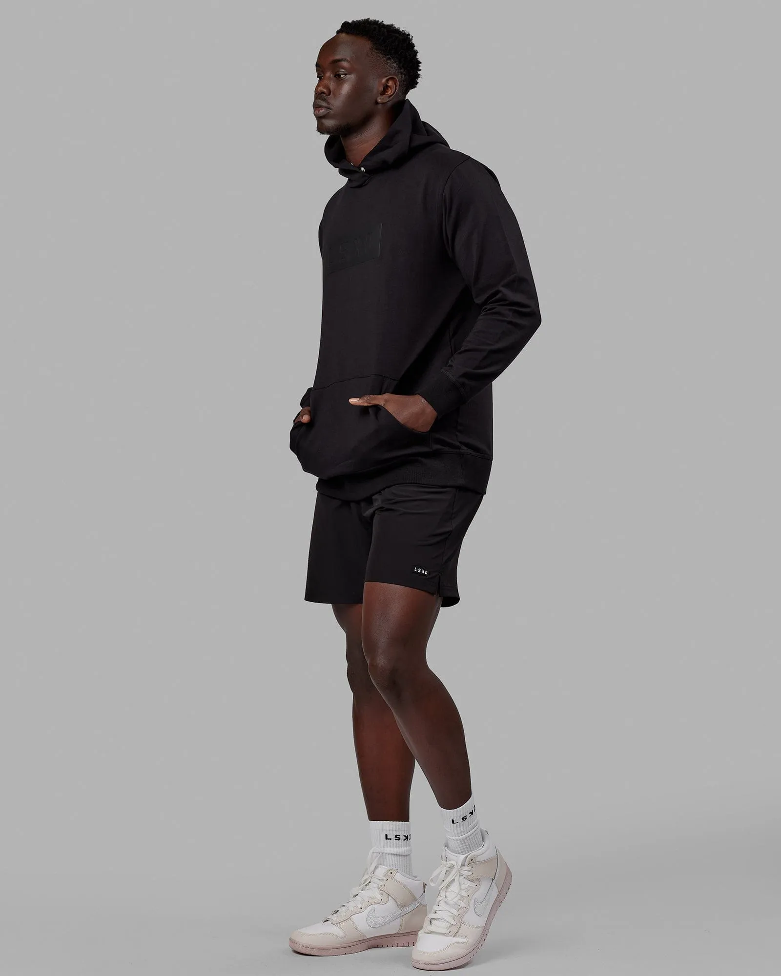 Unisex Strength FLXFLeece Hoodie - Black-Black