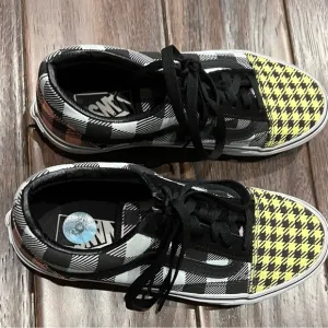 VANS Old Skool BUFFALO Mixed PLAID Sneakers WOMEN 7.5 Men 6