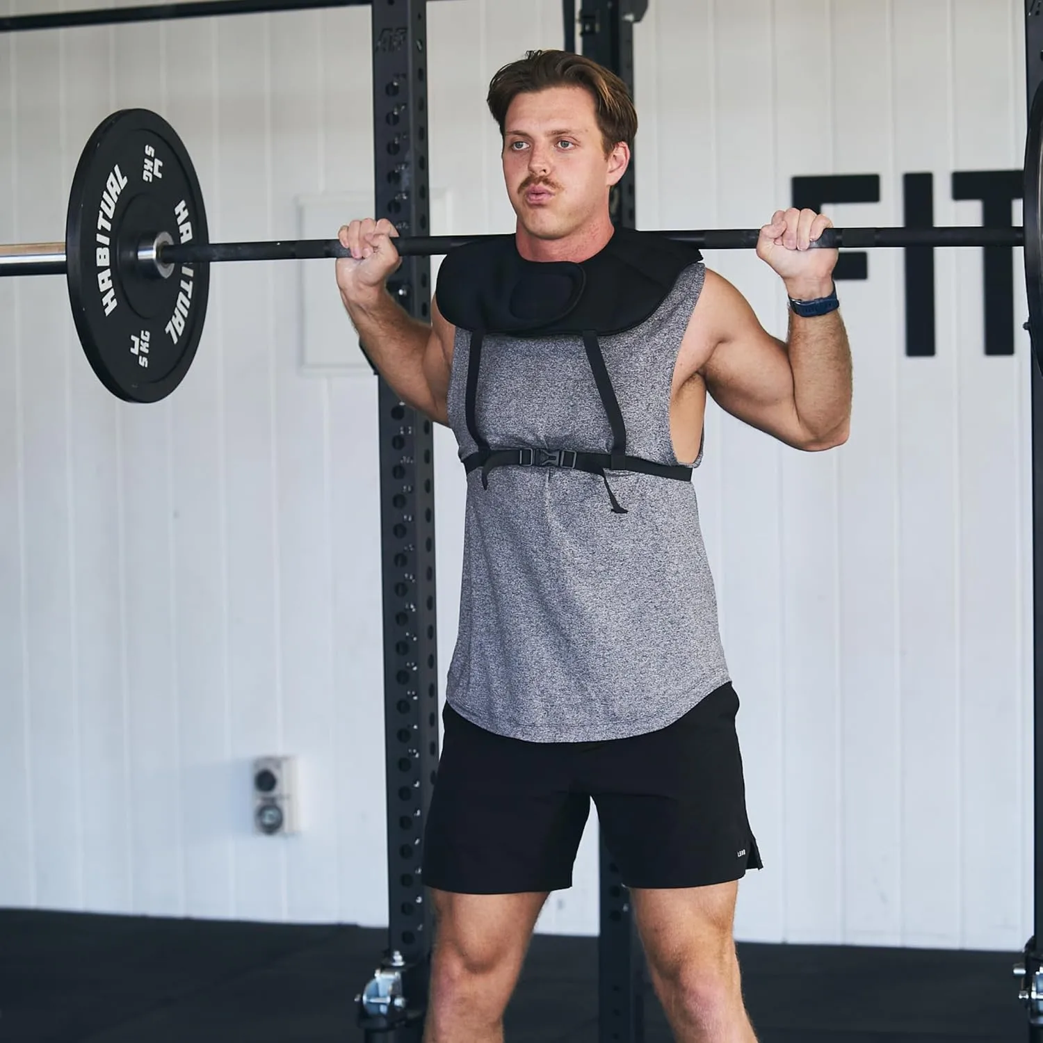 Vest - Cushioned Collarbone & Shoulder Protection for Barbell Workouts