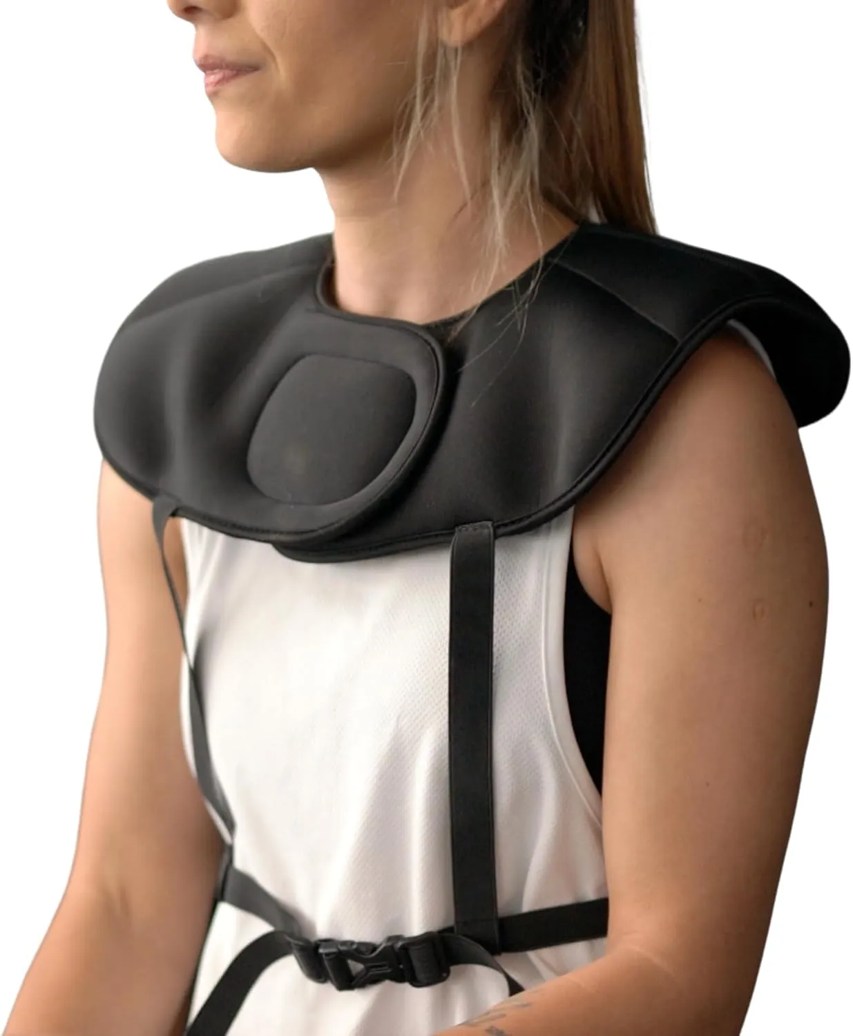 Vest - Cushioned Collarbone & Shoulder Protection for Barbell Workouts