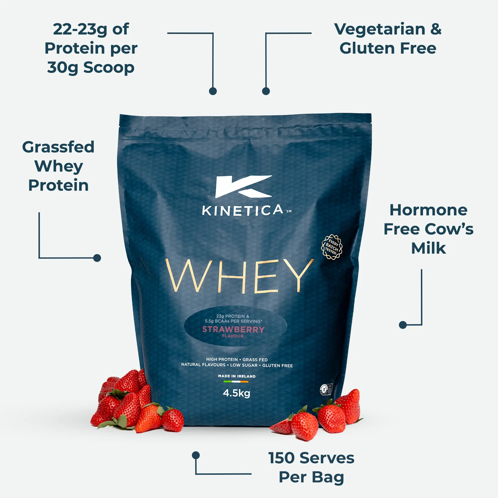 Whey Protein Strawberry 4.5kg