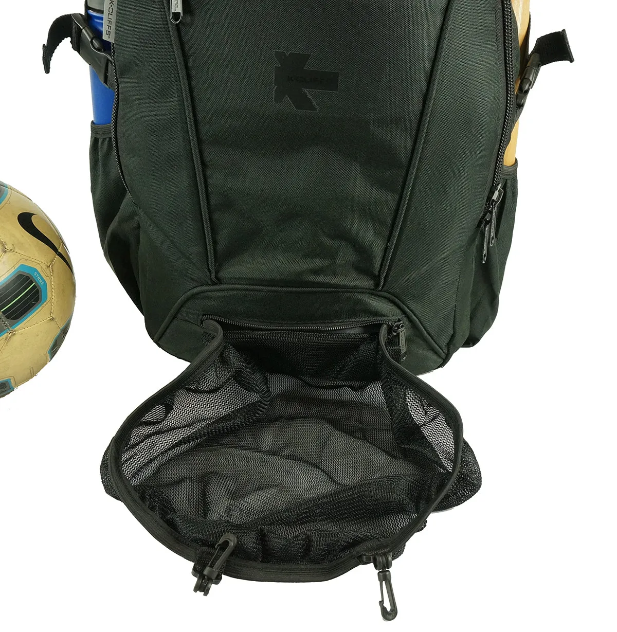 Wholesale Case Lot: 20pcs Heavy Duty 17 Inch Sports School Backpack | Dedicated Basketball Soccer Compartment  |||   20 PACKS | $18.49 PER PACK