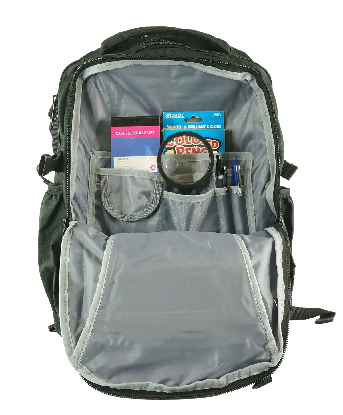 Wholesale Case Lot: 20pcs Heavy Duty 17 Inch Sports School Backpack | Dedicated Basketball Soccer Compartment  |||   20 PACKS | $18.49 PER PACK