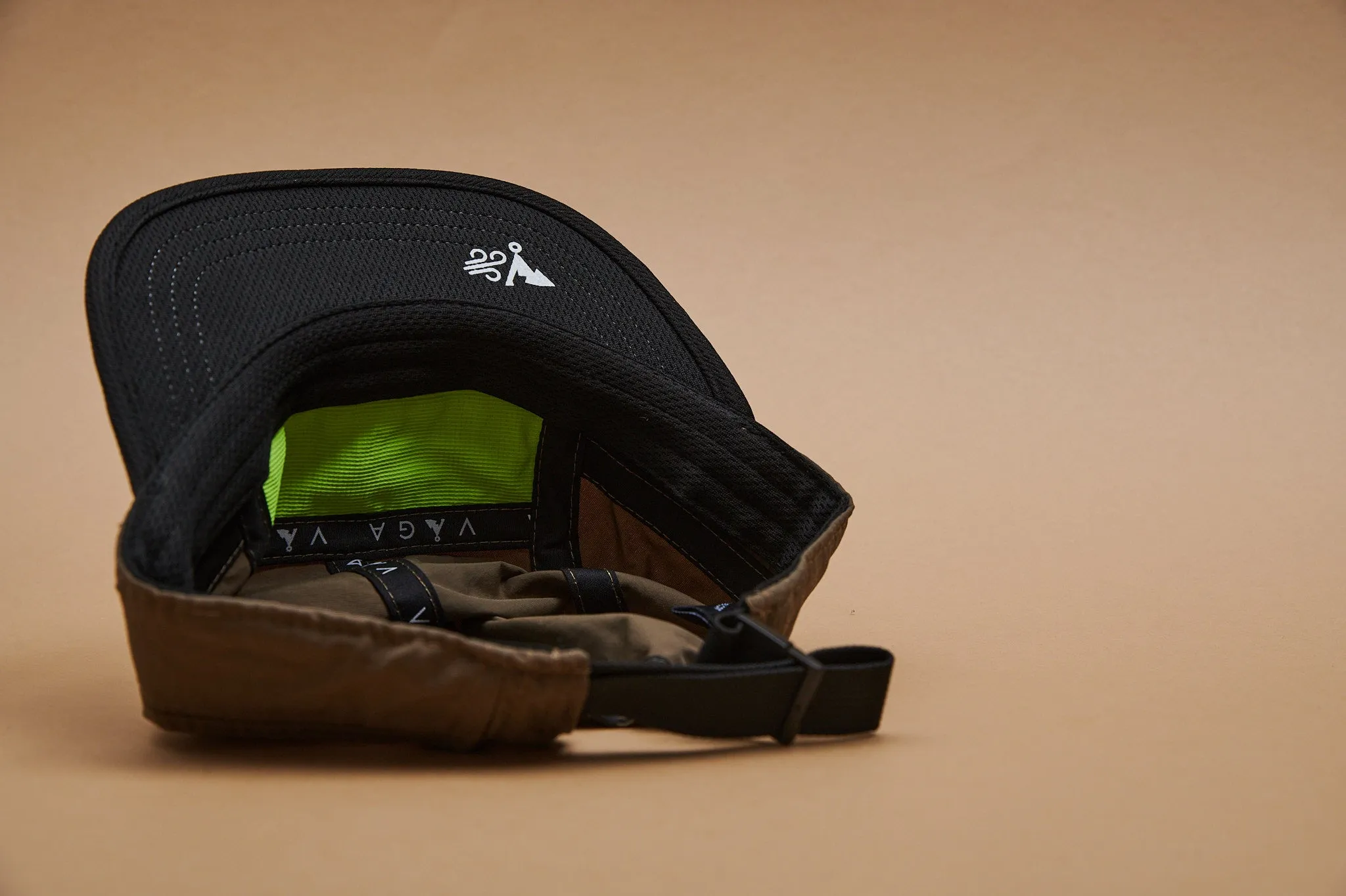 Windproof Club Cap - Green, Black & Yellow