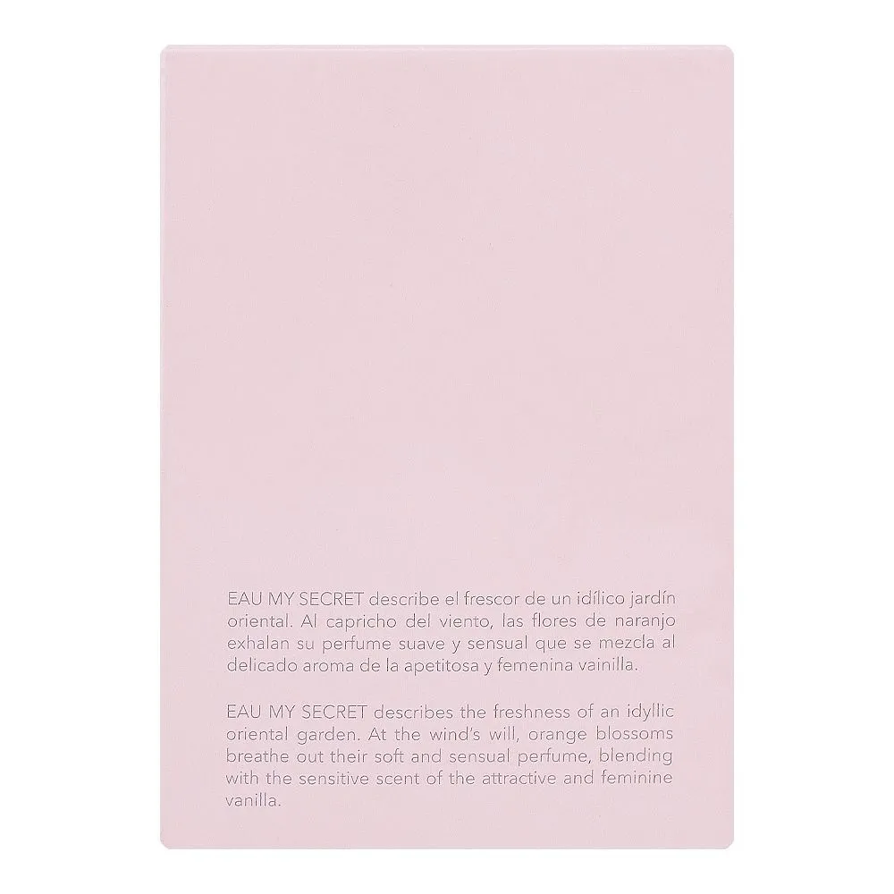 Women Secret Eau My Secret, Eau De Toilette, 100ml | Spain | Fragrance For Women