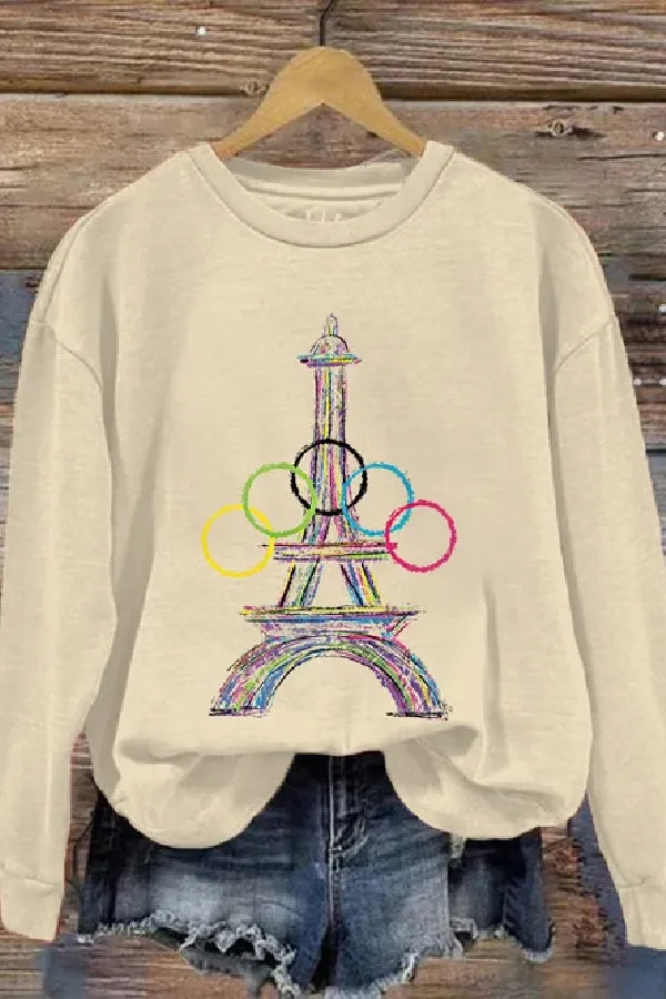 Women's 2024 Paris Olympics Games Casual Sweatshirt