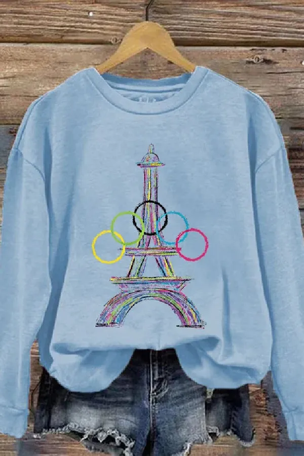 Women's 2024 Paris Olympics Games Casual Sweatshirt