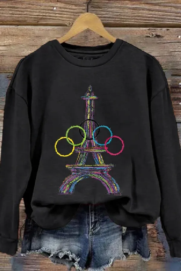 Women's 2024 Paris Olympics Games Casual Sweatshirt