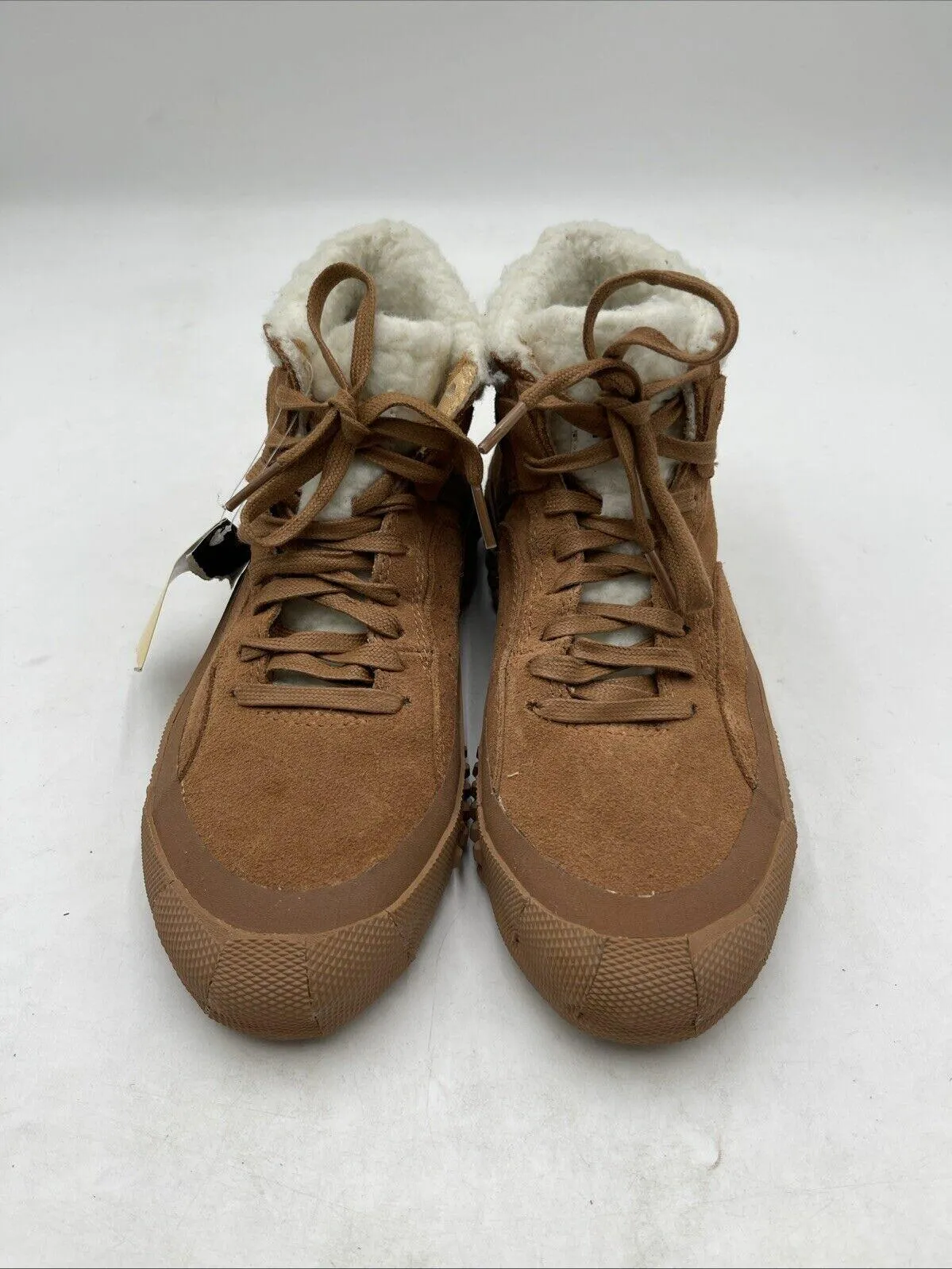 Women’s Brandblack Capo Sherpa High Top Sneakers Brown Size 6 - Very Good