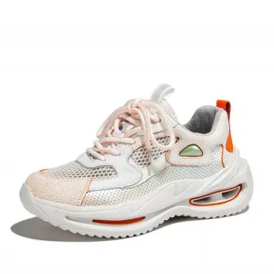 Women’s Casual Platform Sneakers – Leather Running Shoes