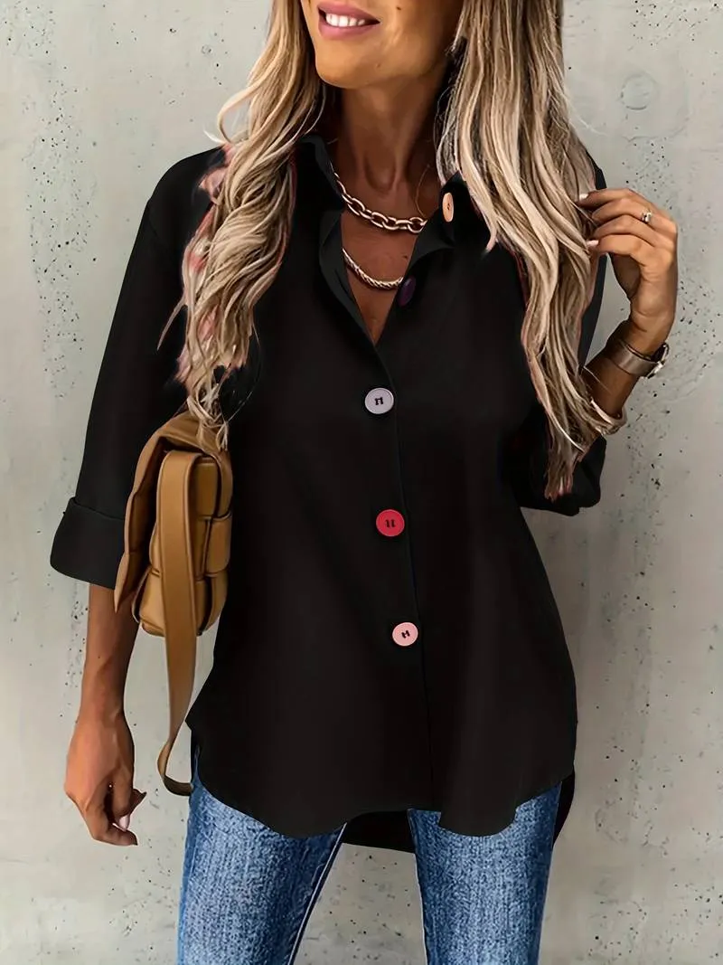 Women's Cotton Long Sleeve Shirt