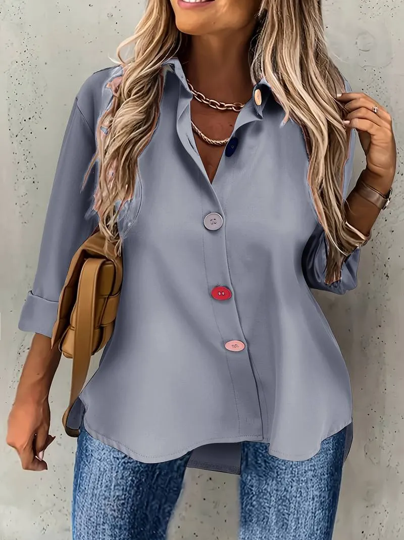 Women's Cotton Long Sleeve Shirt