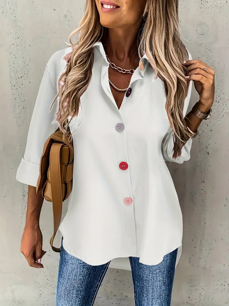 Women's Cotton Long Sleeve Shirt