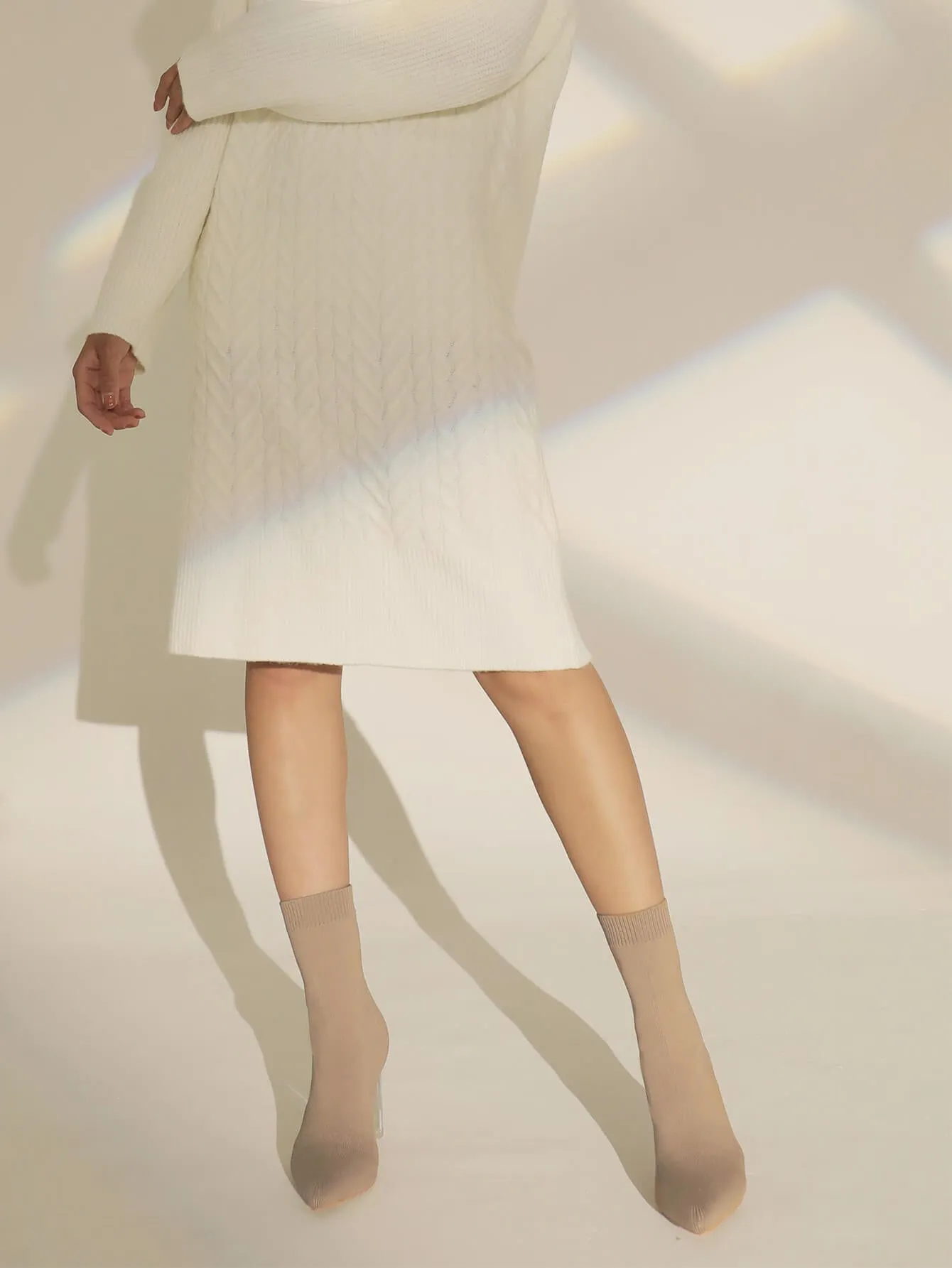 Women's Knit Sock Ankle Boots
