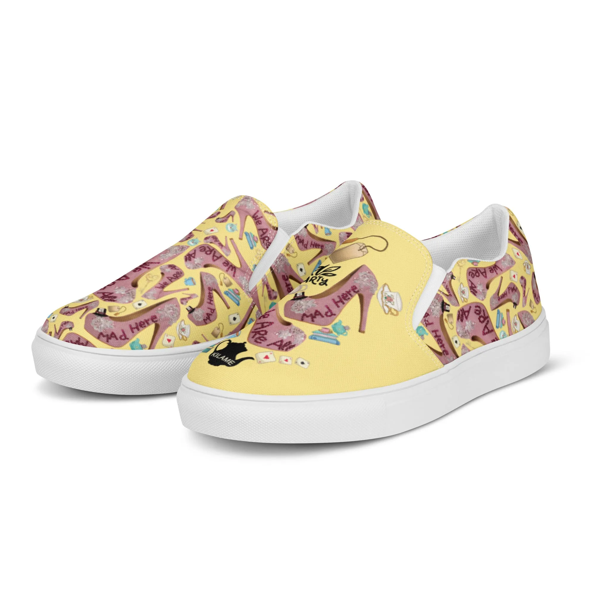 Women’s slip-on canvas shoes 'Tea Party'