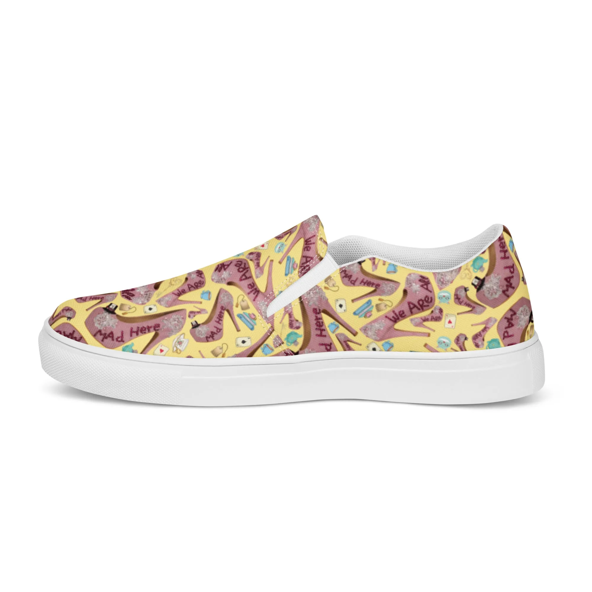 Women’s slip-on canvas shoes 'Tea Party'