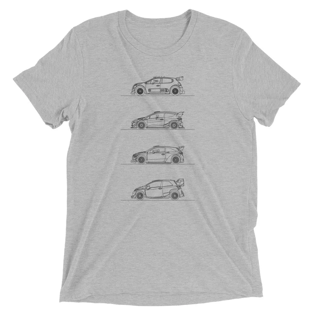 WRC 2017 Car Silhouette T-shirt