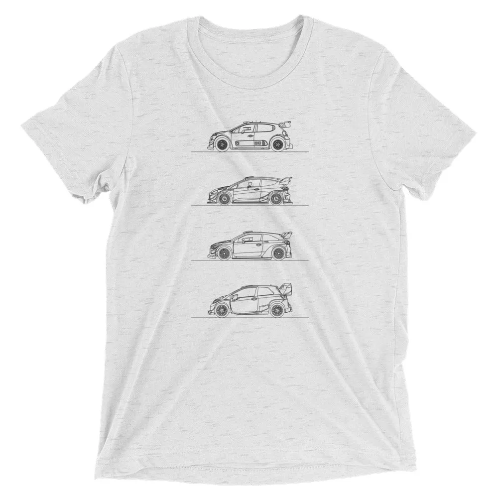 WRC 2017 Car Silhouette T-shirt