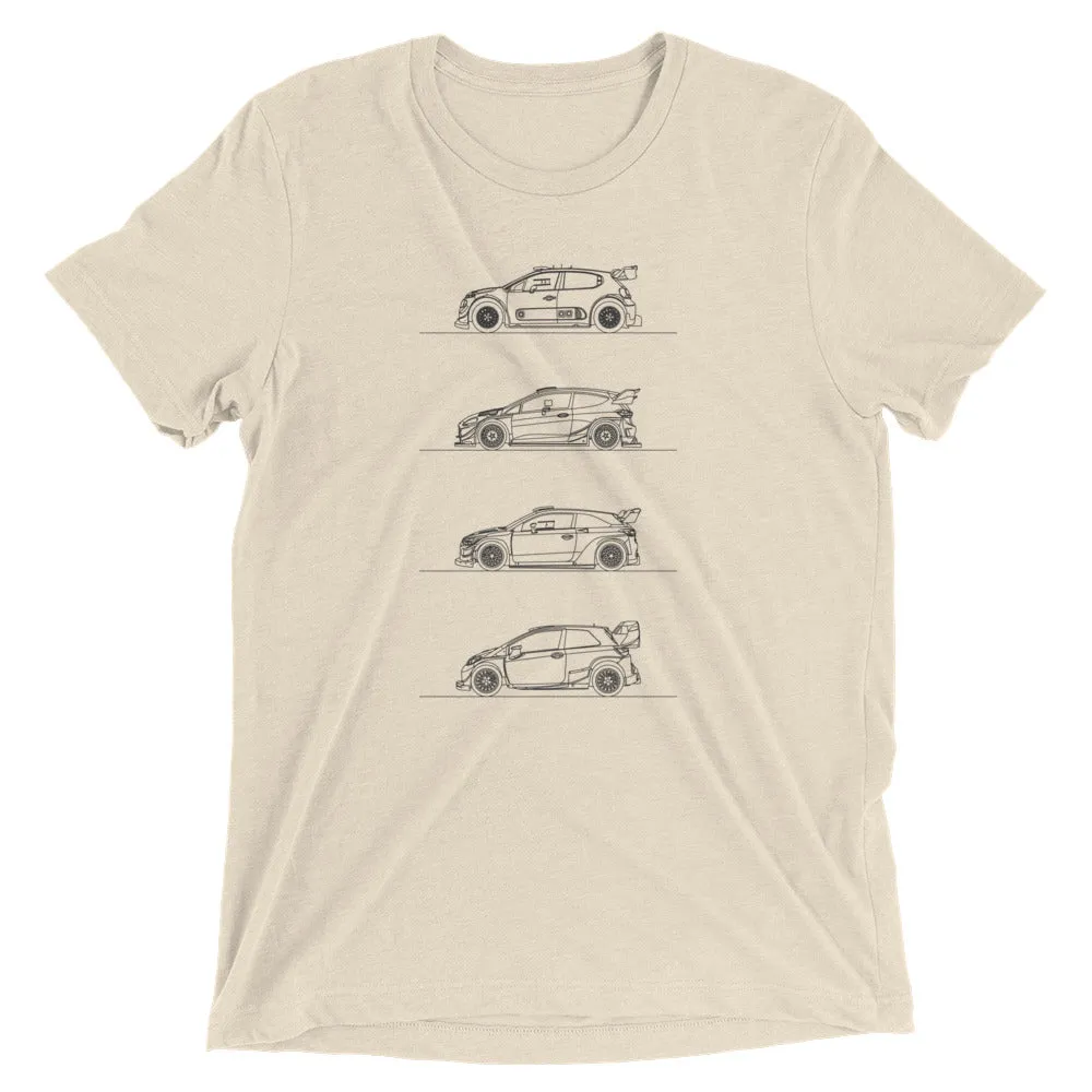 WRC 2017 Car Silhouette T-shirt